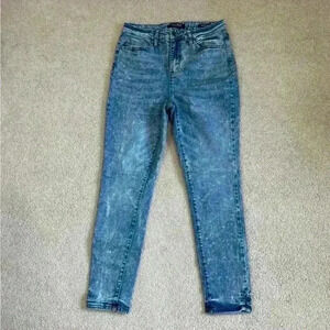 Judy Blue High Rise Acid Wash Jeans - Blue